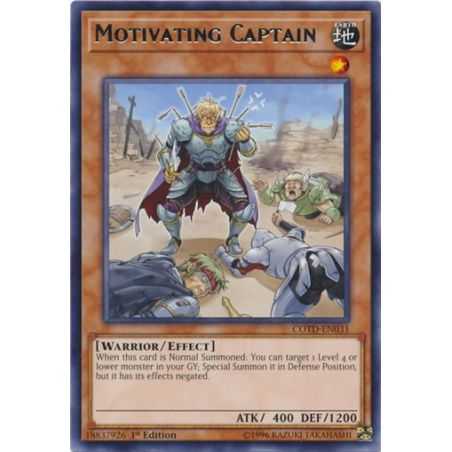 Motivating Captain (Rare) – Code of the Duelist | Carta YUGIOH en México