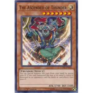 The Ascended of Thunder (Common) – Code of the Duelist | Carta YUGIOH en México