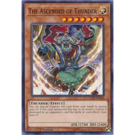 The Ascended of Thunder (Common) – Code of the Duelist | Carta YUGIOH en México