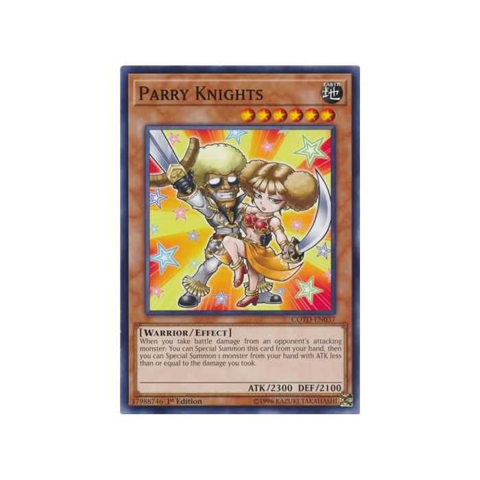 Parry Knights (Common) – Code of the Duelist | Carta YUGIOH en México