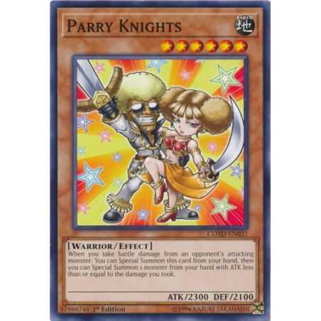Parry Knights (Common) – Code of the Duelist | Carta YUGIOH en México