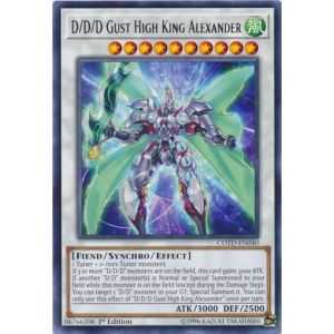 D/D/D Gust High King Alexander (Rare) – Code of the Duelist | Carta YUGIOH en México