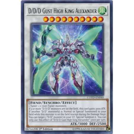D/D/D Gust High King Alexander (Rare) – Code of the Duelist | Carta YUGIOH en México