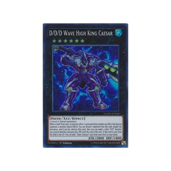 D/D/D Wave High King Caesar (Super Rare) – Code of the Duelist | Carta YUGIOH en México
