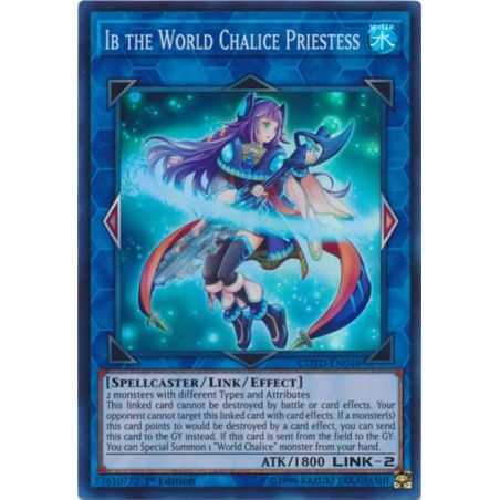 Ib the World Chalice Priestess (Super Rare) – Code of the Duelist | Carta YUGIOH en México