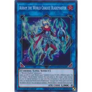 Auram the World Chalice Blademaster (Super Rare) – Code of the Duelist | Carta YUGIOH en México