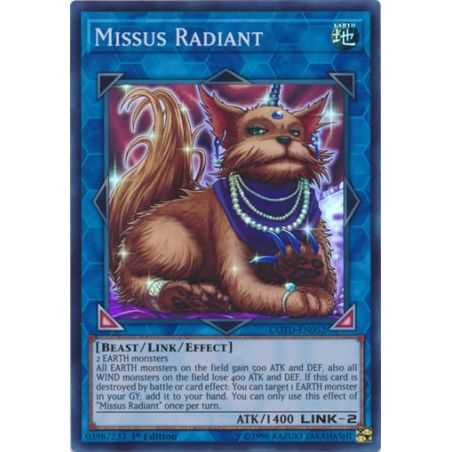 Missus Radiant (Super Rare) – Code of the Duelist | Carta YUGIOH en México