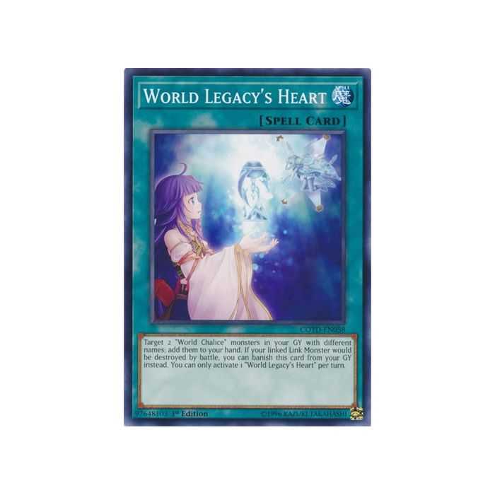 World Legacy's Heart (Common) – Code of the Duelist | Carta YUGIOH en México