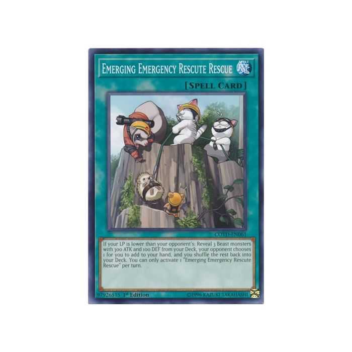 Emerging Emergency Rescute Rescue (Common) – Code of the Duelist | Carta YUGIOH en México