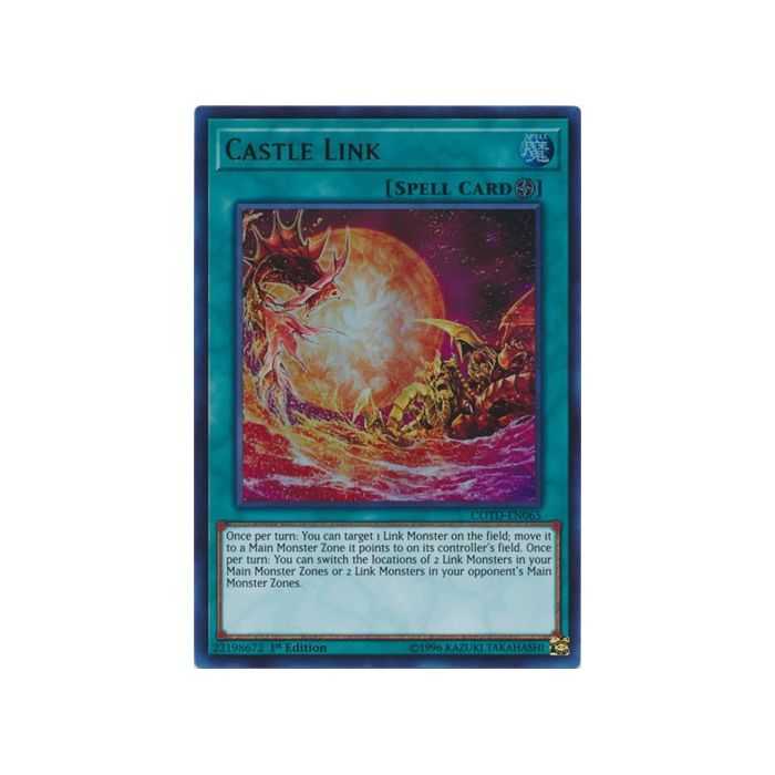 Castle Link (Ultra Rare) – Code of the Duelist | Carta YUGIOH en México
