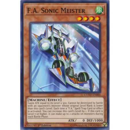 F.A. Sonic Meister (Common) – Code of the Duelist | Carta YUGIOH en México