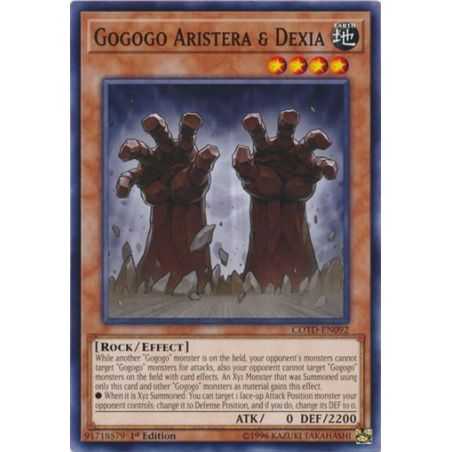 Gogogo Aristera & Dexia (Common) – Code of the Duelist | Carta YUGIOH en México