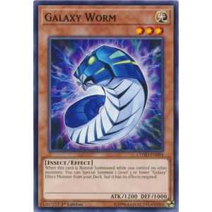 Galaxy Worm (Common) – Code of the Duelist | Carta YUGIOH en México