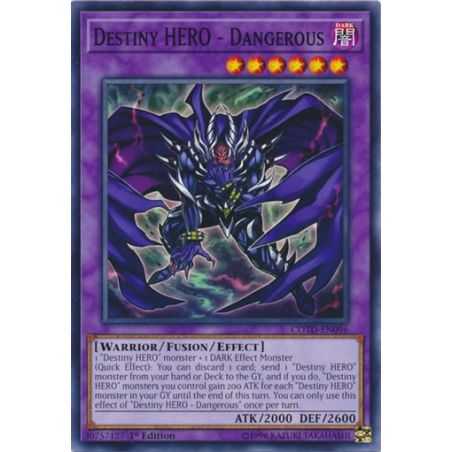 Destiny HERO - Dangerous (Common) – Code of the Duelist | Carta YUGIOH en México