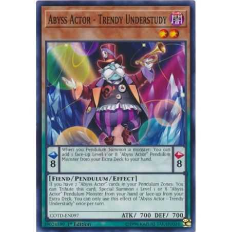 Abyss Actor - Trendy Understudy (Common) – Code of the Duelist | Carta YUGIOH en México