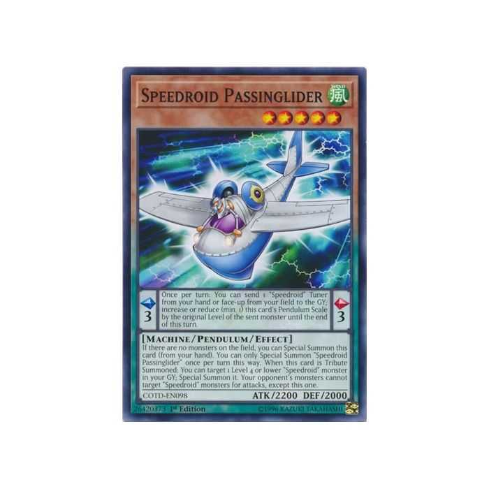 Speedroid Passinglider (Common) – Code of the Duelist | Carta YUGIOH en México