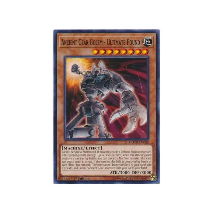 Ancient Gear Golem - Ultimate Pound (Common) – Code of the Duelist | Carta YUGIOH en México