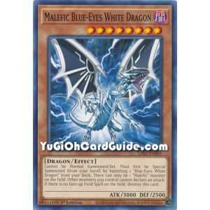 Malefic Blue-Eyes White Dragon (Common) – Legendary Duelists: Season 2 | Carta YUGIOH en México