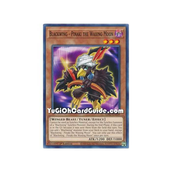 Blackwing - Pinaki the Waxing Moon (Common) – Legendary Duelists: Season 2 | Carta YUGIOH en México