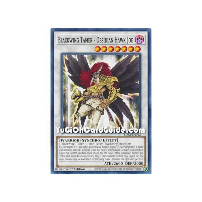 Blackwing Tamer - Obsidian Hawk Joe (Common) – Legendary Duelists: Season 2 | Carta YUGIOH en México
