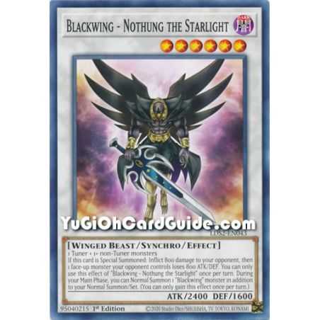 Blackwing - Nothung the Starlight (Common) – Legendary Duelists: Season 2 | Carta YUGIOH en México
