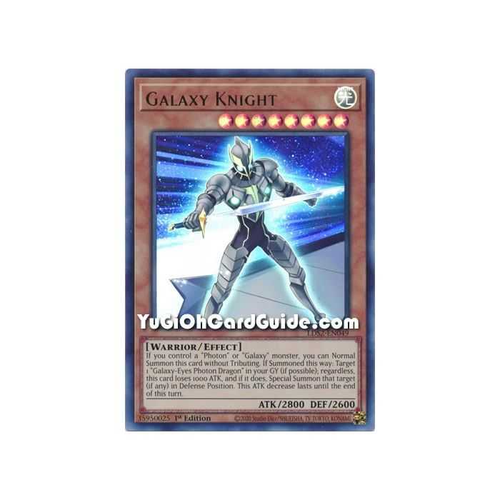 Galaxy Knight (Ultra Rare) – Legendary Duelists: Season 2 | Carta YUGIOH en México