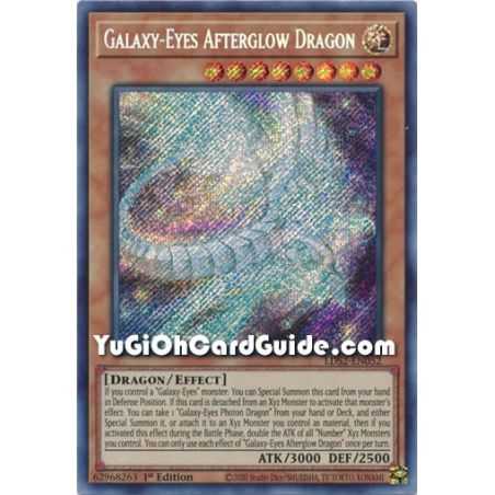 Galaxy-Eyes Afterglow Dragon (Secret Rare) – Legendary Duelists: Season 2 | Carta YUGIOH en México