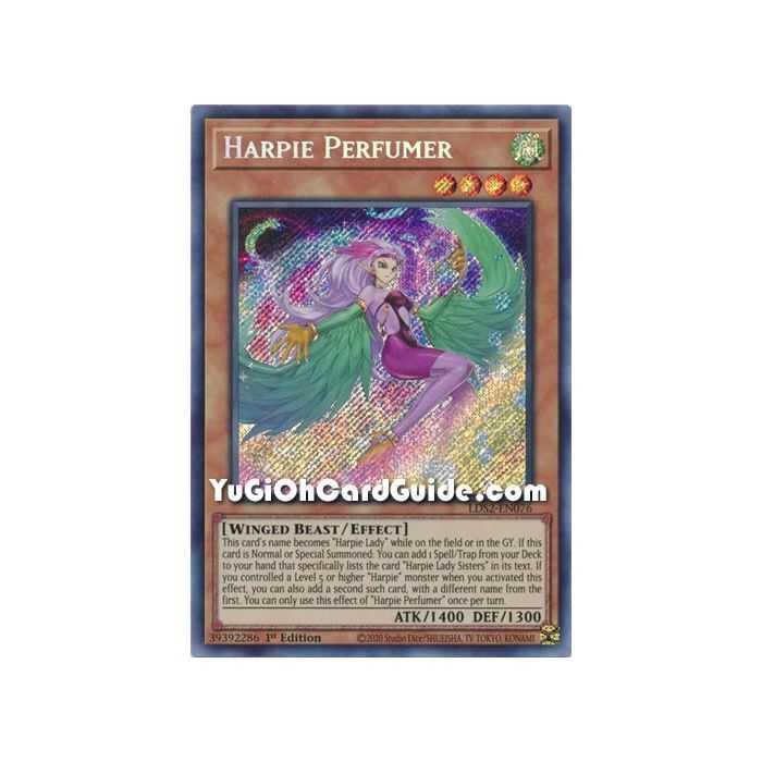 Harpie Perfumer (Secret Rare) – Legendary Duelists: Season 2 | Carta YUGIOH en México