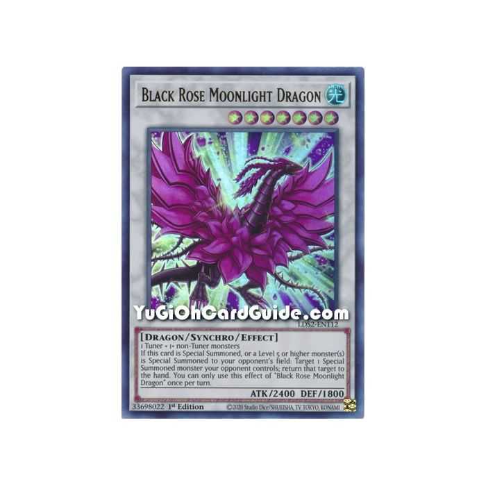 Black Rose Moonlight Dragon (Ultra Rare) – Legendary Duelists: Season 2 | Carta YUGIOH en México