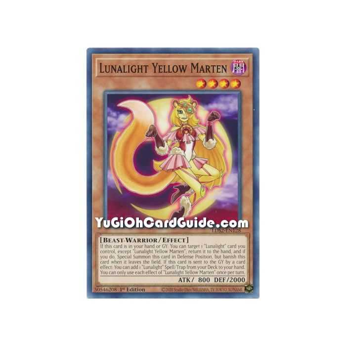 Lunalight Yellow Marten (Common) – Legendary Duelists: Season 2 | Carta YUGIOH en México