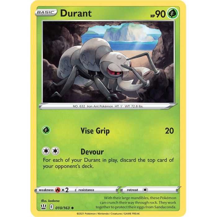 Durant – SS5 Battle Styles | Carta POKEMON en México