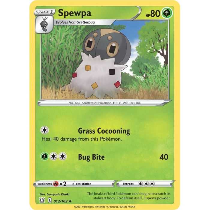 Spewpa – SS5 Battle Styles | Carta POKEMON en México