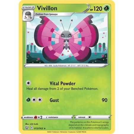 Vivilllon – SS5 Battle Styles | Carta POKEMON en México
