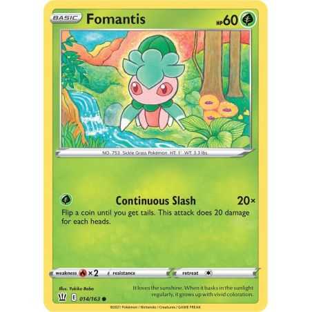 Fomantis – SS5 Battle Styles | Carta POKEMON en México