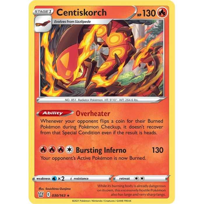 Centiskorch – SS5 Battle Styles | Carta POKEMON en México