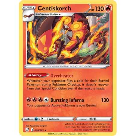 Centiskorch – SS5 Battle Styles | Carta POKEMON en México