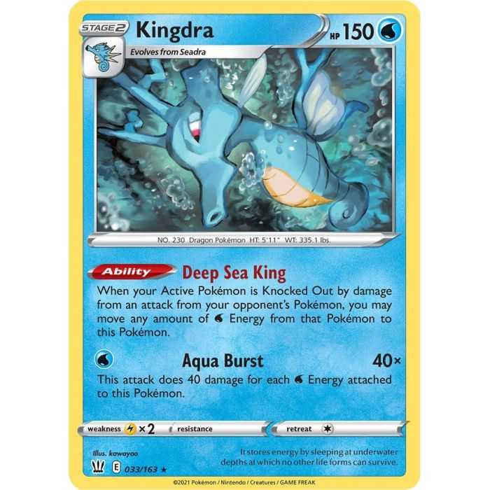 Kingdra – SS5 Battle Styles | Carta POKEMON en México