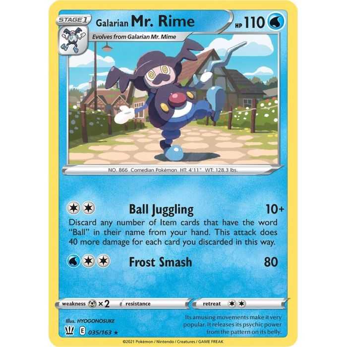 Galarian Mr. Rime – SS5 Battle Styles | Carta POKEMON en México
