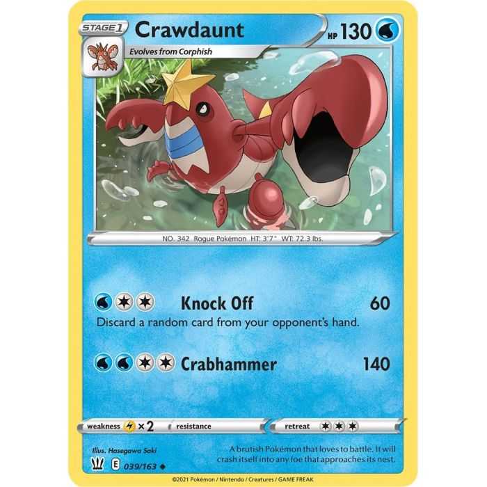 Crawdaunt – SS5 Battle Styles | Carta POKEMON en México