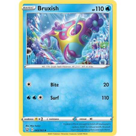 Bruxish – SS5 Battle Styles | Carta POKEMON en México