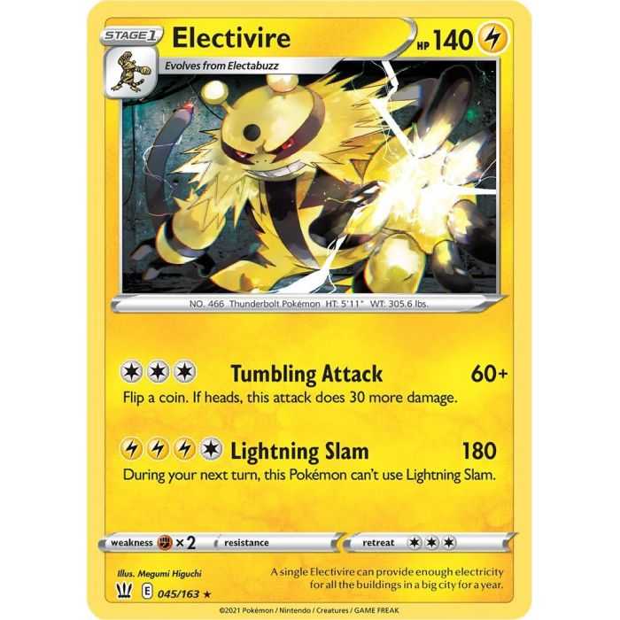 Electivire – SS5 Battle Styles | Carta POKEMON en México