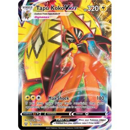Tapu Koko VMAX – SS5 Battle Styles | Carta POKEMON en México