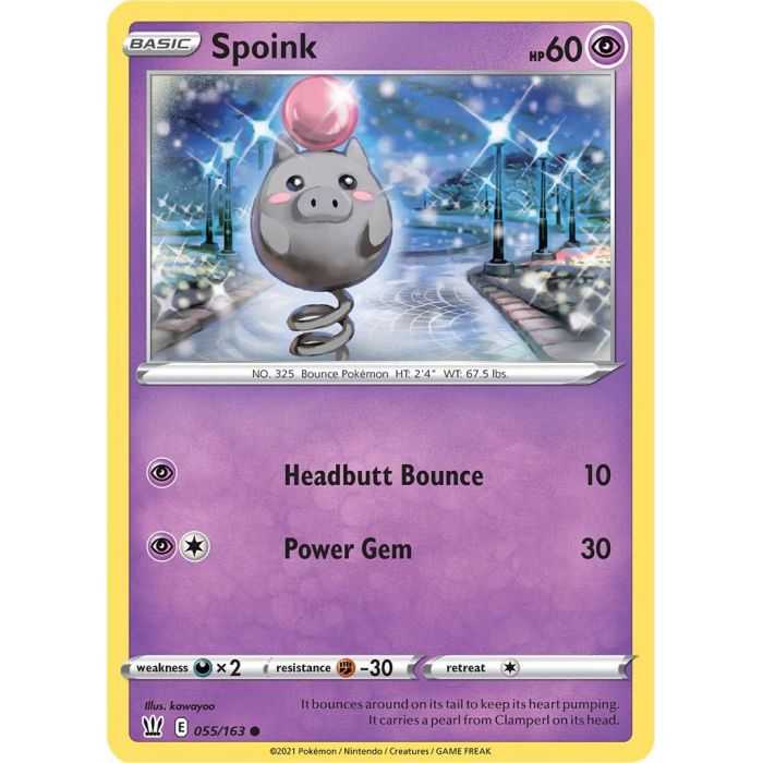 Spoink – SS5 Battle Styles | Carta POKEMON en México