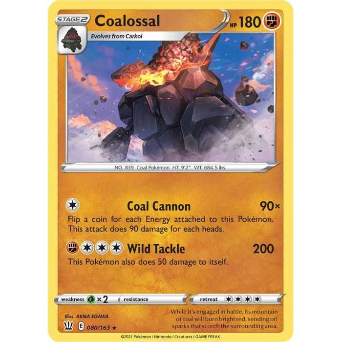 Coalossal – SS5 Battle Styles | Carta POKEMON en México