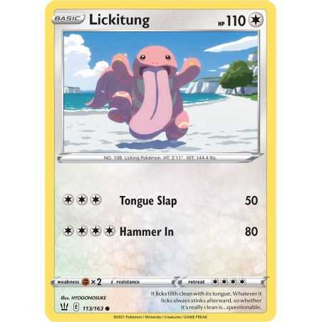 Lickitung – SS5 Battle Styles | Carta POKEMON en México