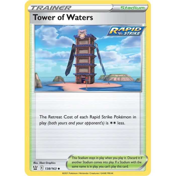 Tower of Waters – SS5 Battle Styles | Carta POKEMON en México