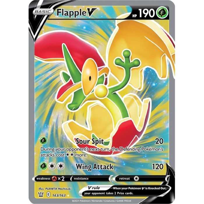 Flapple V (Full Art) – SS5 Battle Styles | Carta POKEMON en México