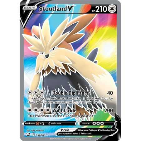 Stoutland V (Full Art) – SS5 Battle Styles | Carta POKEMON en México