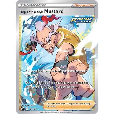 Rapid Strike Style Mustard (Full Art) – SS5 Battle Styles | Carta POKEMON en México