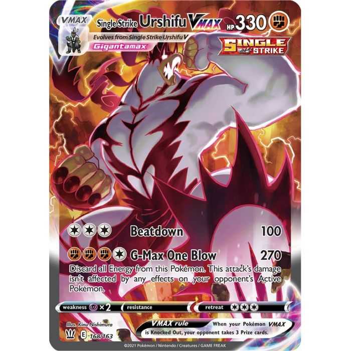 Single Strike Urshifu VMAX (Alternate Full Art) – SS5 Battle Styles | Carta POKEMON en México